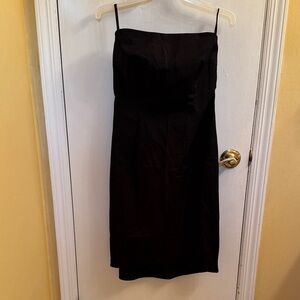J. Crew Elegant Black Strapless Dress